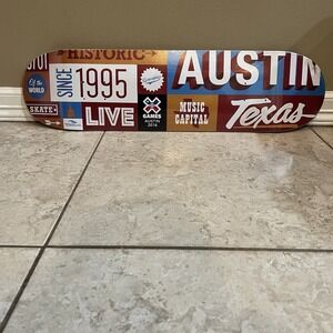 X-Games‎ 2016 Austin Skate Deck 8" New Sealed